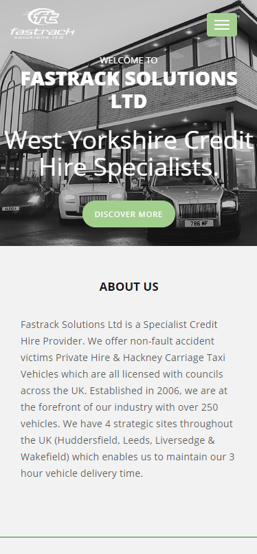 Fast Track Solutions Mobile Website